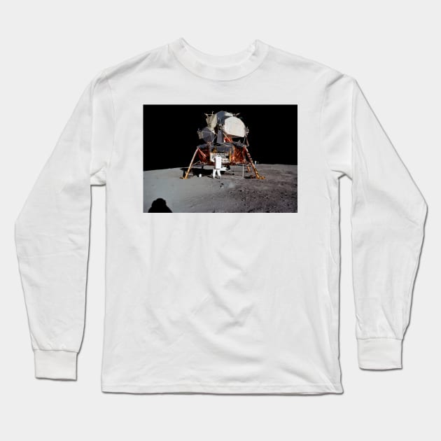 Apollo 11 lunar module (C021/0588) Long Sleeve T-Shirt by SciencePhoto